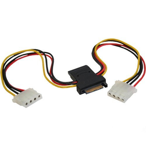 SATA 15P F TO M D^+MOLEX 4P F